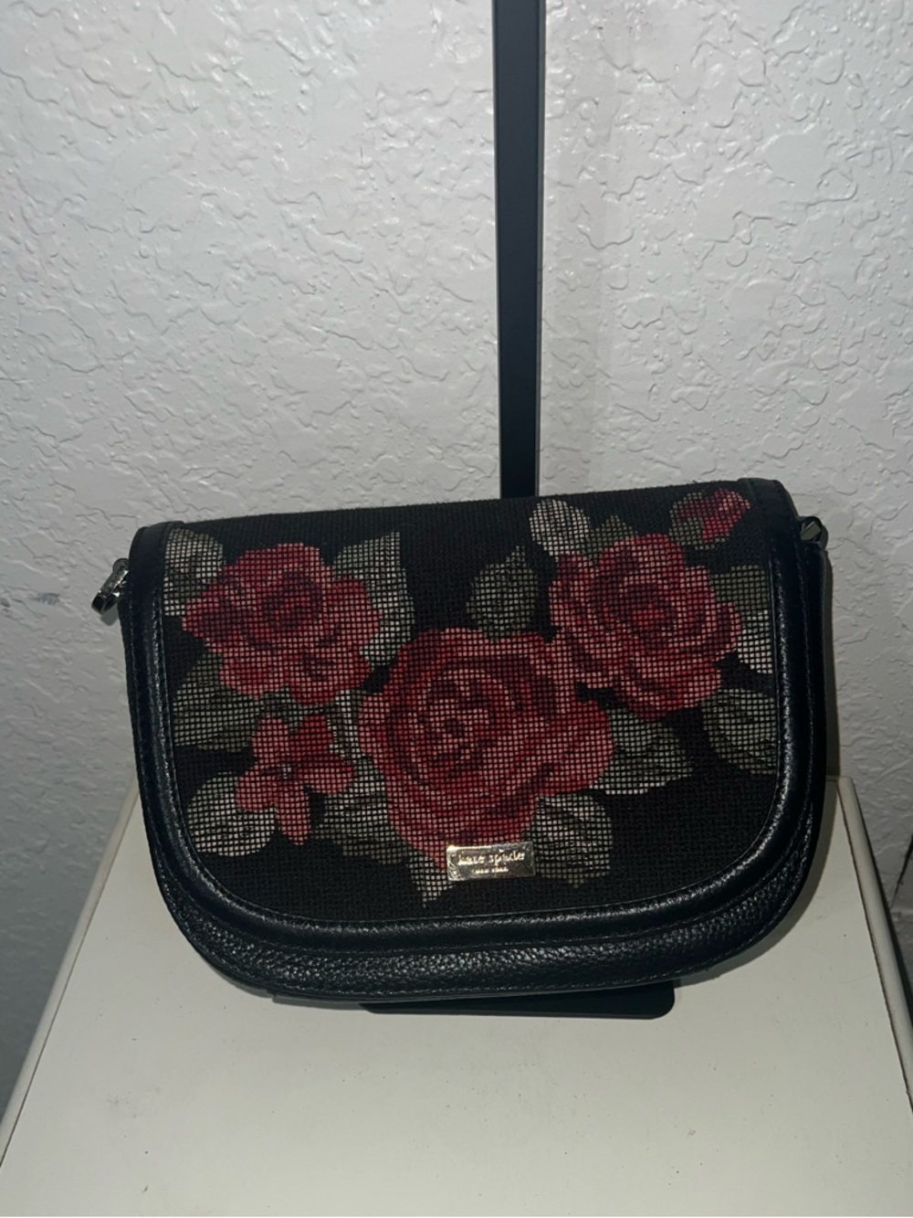 Kate Spade Floral Embroidered Crossbody Bag